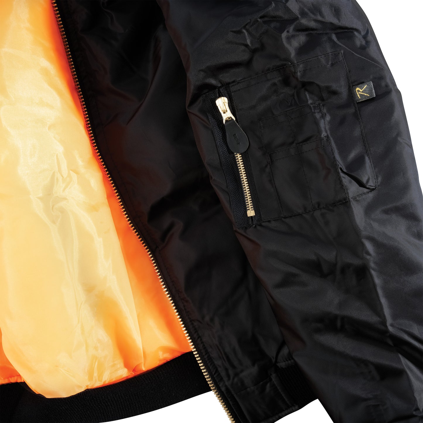 Rothco Womens MA-1 Flight Jacket - Black