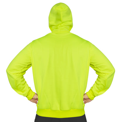 Rothco High-Vis Performance Hooded Sweatshirt - Safety Green
