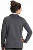 Back of Steel Herringbone Ladies' Sweater Knit Jacket