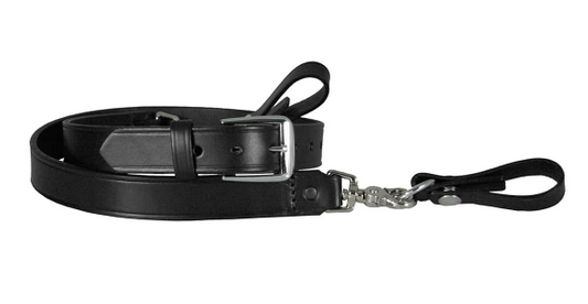Boston Leather Sam Browne Shoulder Strap w/ D-Rings - Honor Guard