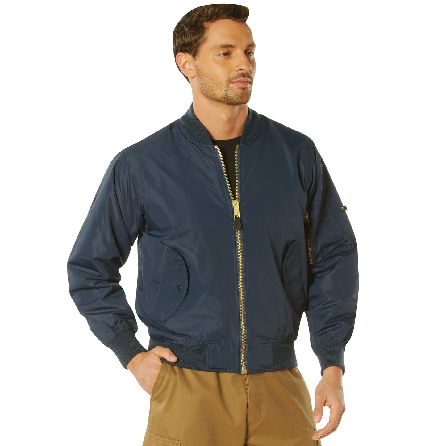 Rothco Lightweight Enhanced Nylon MA-1 Flight Jacket