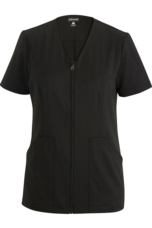 Edwards Garment Sorrento Power Stretch Full-Zip Tunic