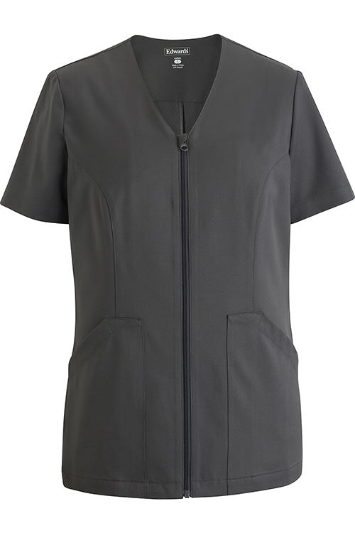 Edwards Garment Sorrento Power Stretch Full-Zip Tunic