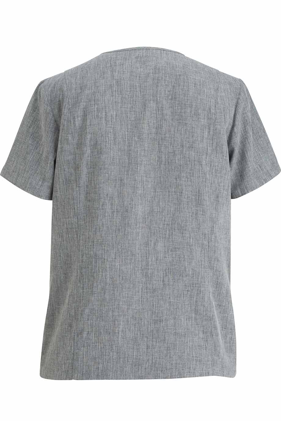 Edwards Garment Melange Full-Zip Tunic