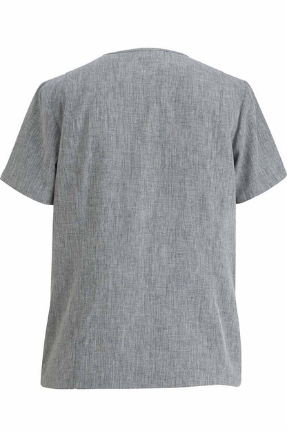 Edwards Garment Melange Full-Zip Tunic