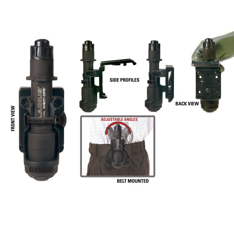 Blackhawk Night-Ops Flashlight Holder with Mod-U-Lok Platform