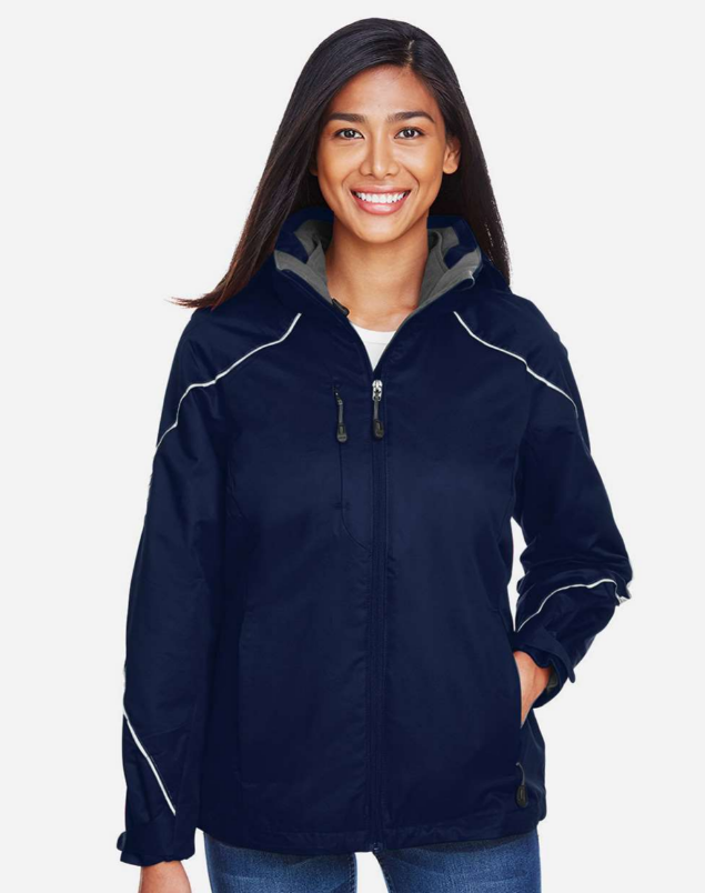North End Women's Angle 3-in-1 Jacket with Bonded Fleece Liner