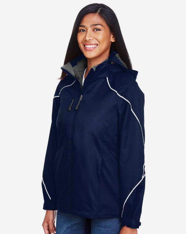 North End Women's Angle 3-in-1 Jacket with Bonded Fleece Liner