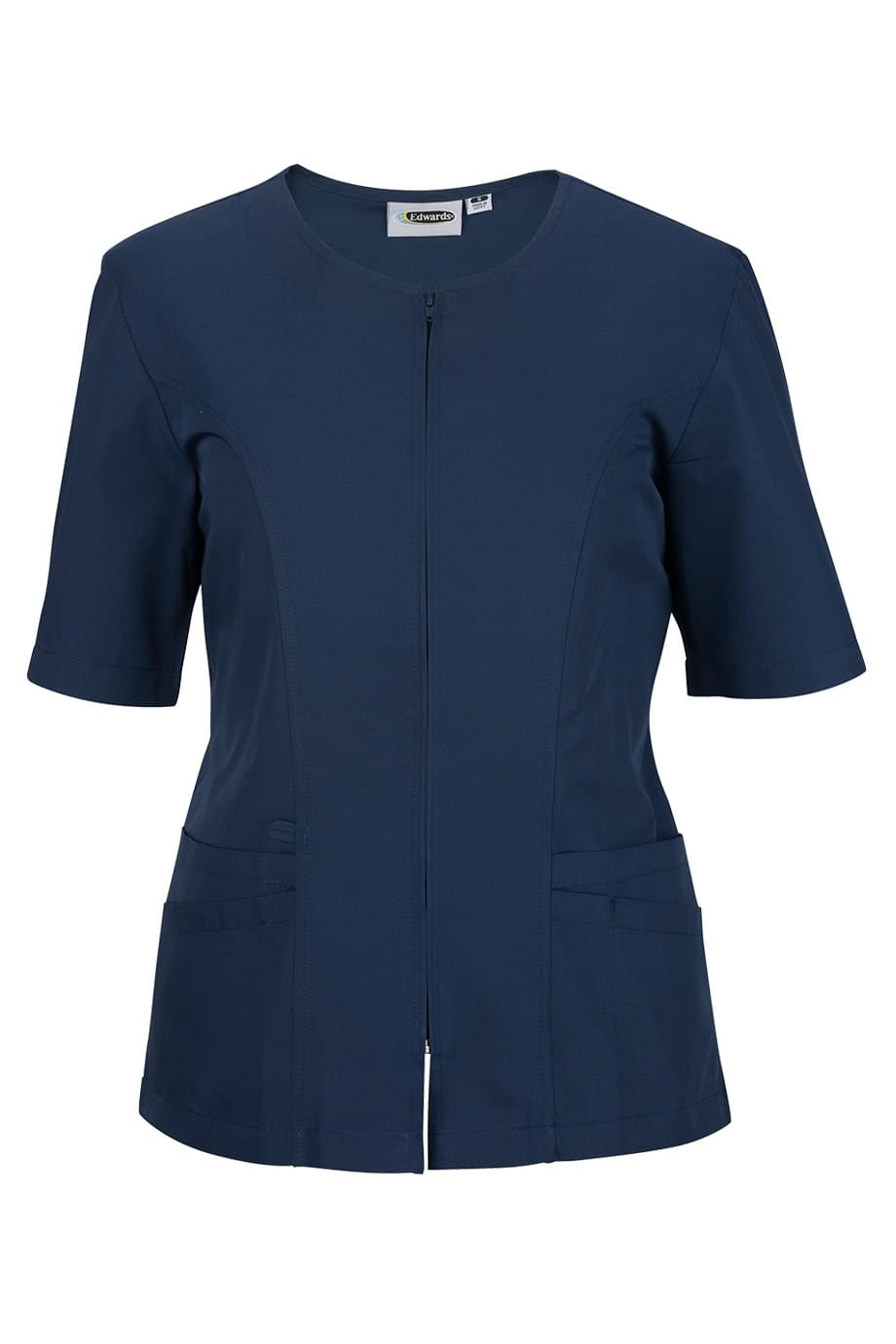 Edwards Garment Essential Zip-Front Housekeeping Smock
