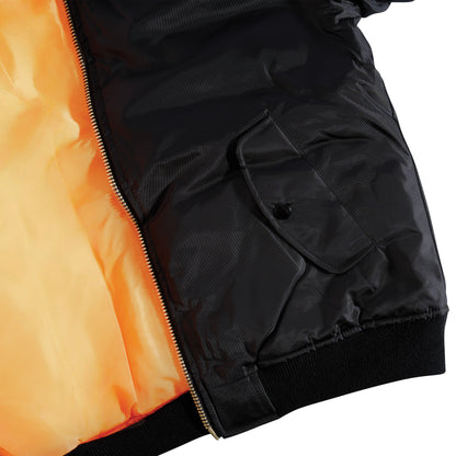 Rothco Womens MA-1 Flight Jacket - Black