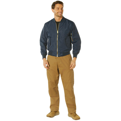Rothco Lightweight Enhanced Nylon MA-1 Flight Jacket