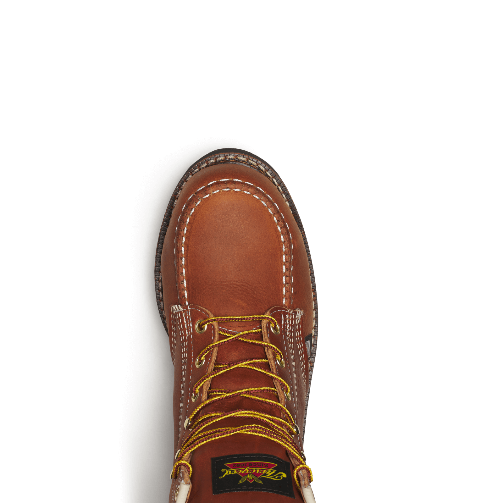 Thorogood American Heritage – 6″ Tobacco Steel Moc Toe BLK 90