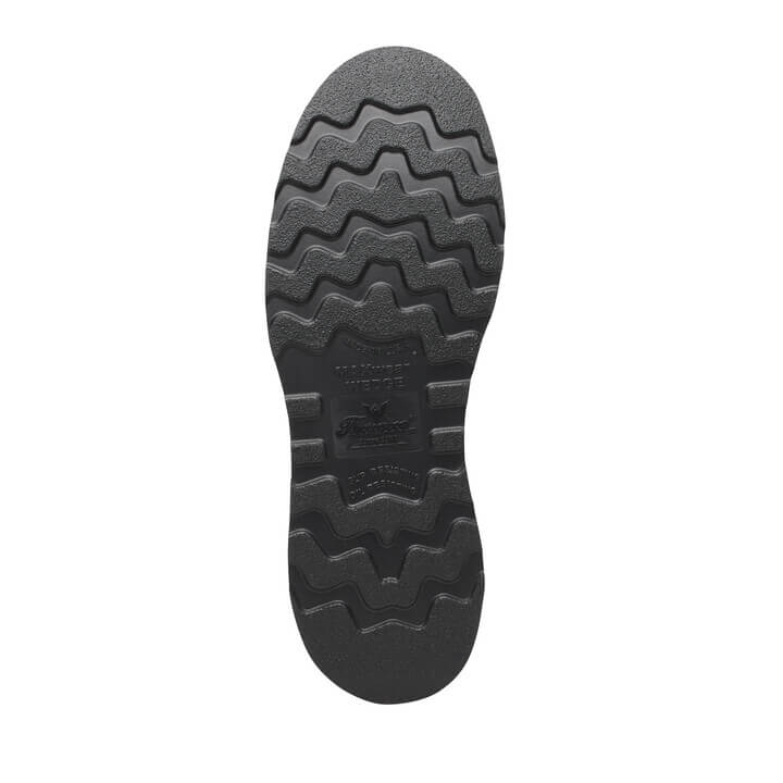 Thorogood American Heritage – 8″ Trail Crazy Horse Black Heel Safety Toe – Moc Toe MAXWear Wedge