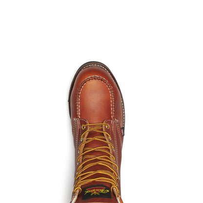 Thorogood American Heritage – 8″ Tobacco Steel Moc Toe BLK Wedge