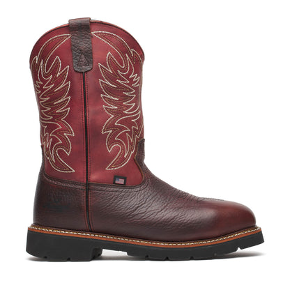 Thorogood Western Work – Waterproof Chili/Crimson – 11″ Safety Toe