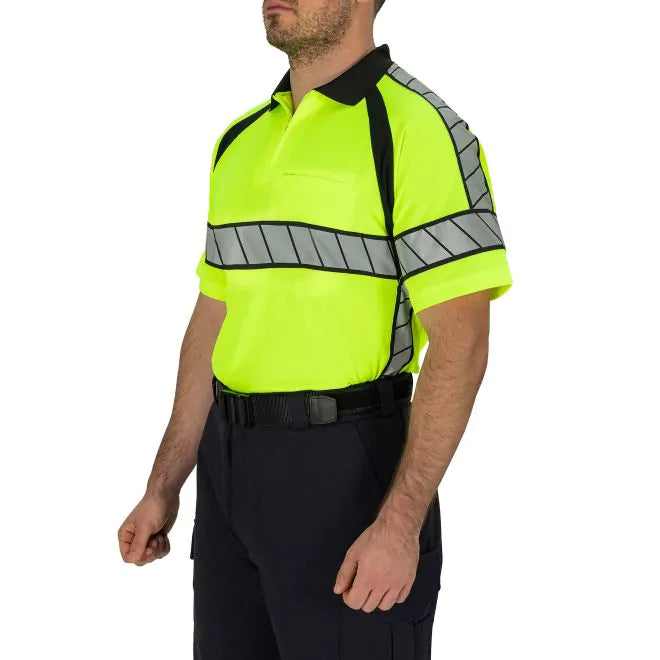 Blauer Hi-Vis Polo Shirt