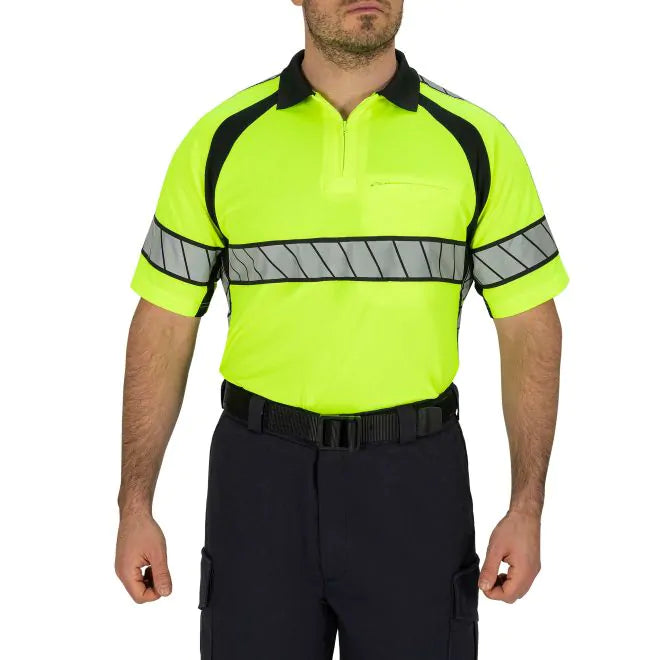 Blauer Hi-Vis Polo Shirt