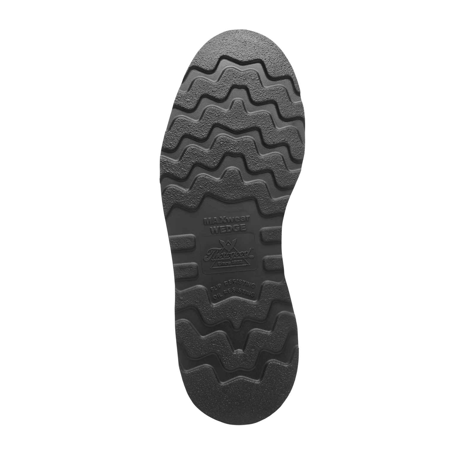 Thorogood American Heritage – 6″ Tobacco Moc Toe BLK Wedge