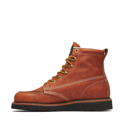 Thorogood American Heritage – 6″ Tobacco Moc Toe BLK Wedge