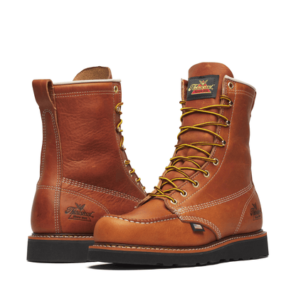 Thorogood American Heritage – 8″ Tobacco Moc Toe BLK Wedge