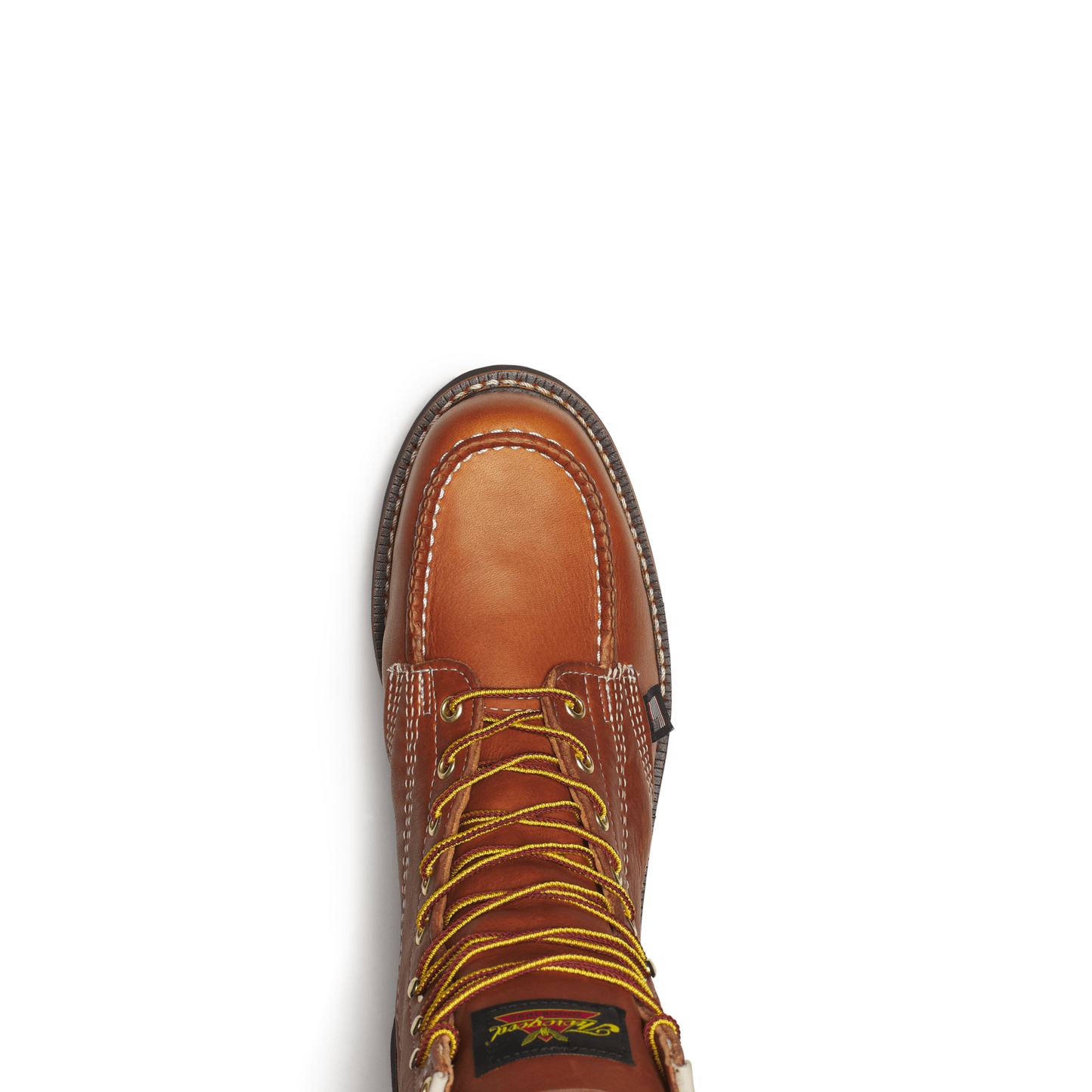 Thorogood American Heritage – 8″ Tobacco Moc Toe BLK Wedge