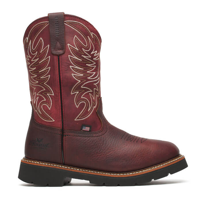 Thorogood Western Work – Waterproof Chili/Crimson – 11″