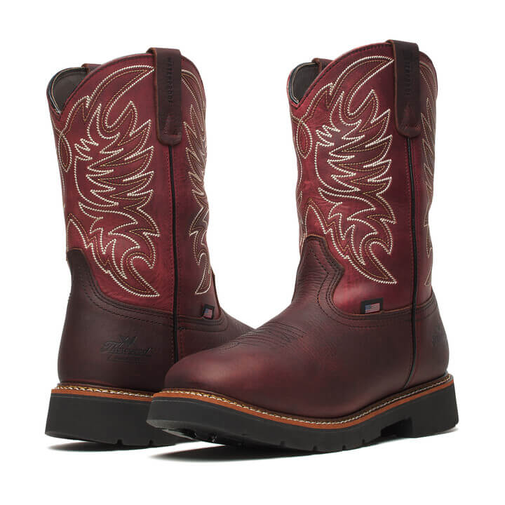 Thorogood Western Work – Waterproof Chili/Crimson – 11″