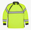 Blauer Long Sleeve Hi-Vis Polo Shirt