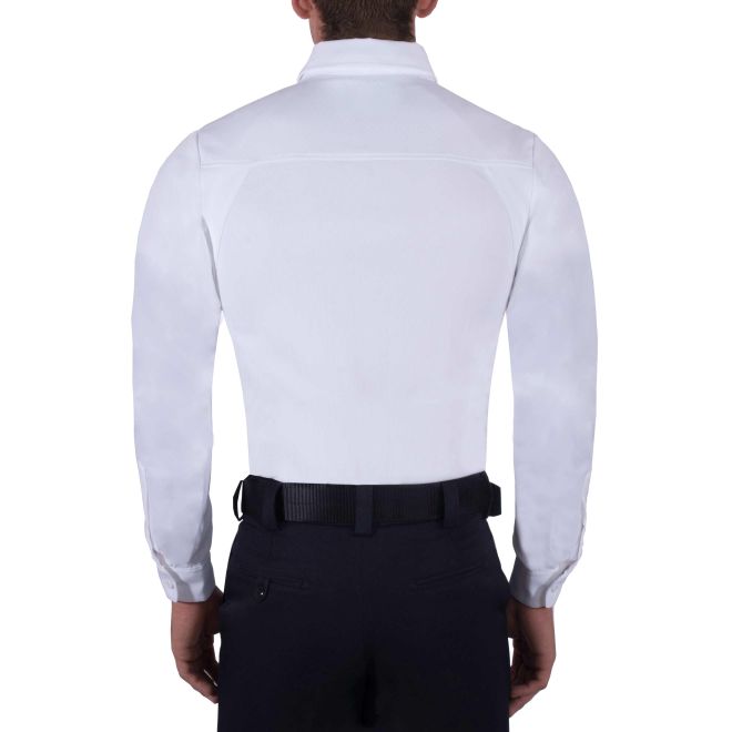 Blauer Long Sleeve Polyester Armorskin Base Shirt - White