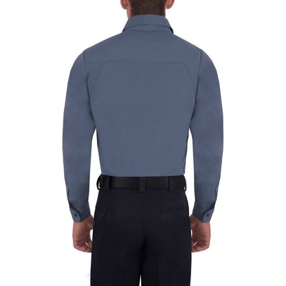 Blauer Long Sleeve Polyester Armorskin Base Shirt - French Blue Heather