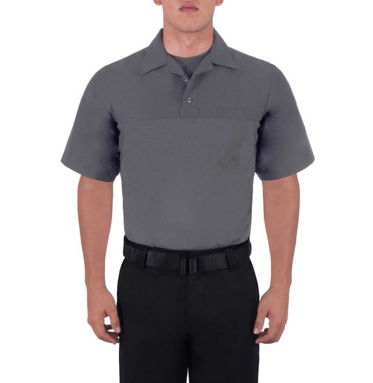 Blauer Short Sleeve Polyester Armorskin Base Shirt - Gray