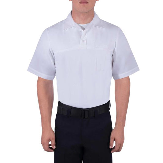 Blauer Short Sleeve Polyester Armorskin Base Shirt - White