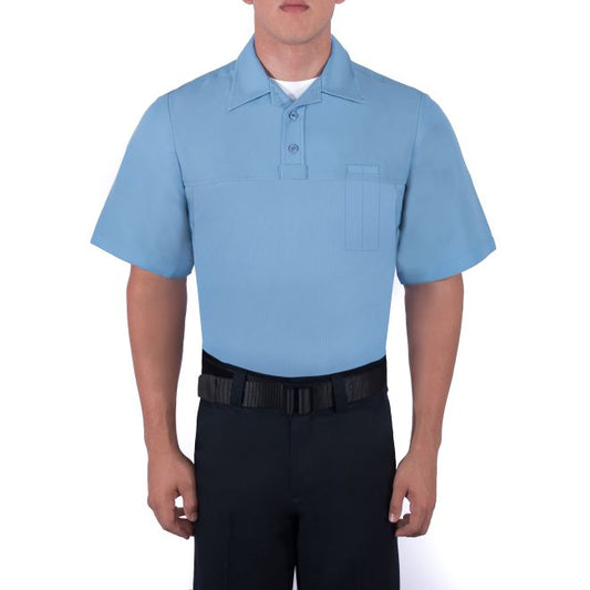 Blauer Short Sleeve Polyester Armorskin Base Shirt - Medium Blue