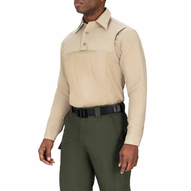 Blauer Polyester Armorskin Winter Base Shirt - Silver Tan