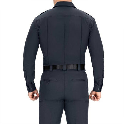 Blauer Long Sleeve Wool Supershirt - Dark Navy