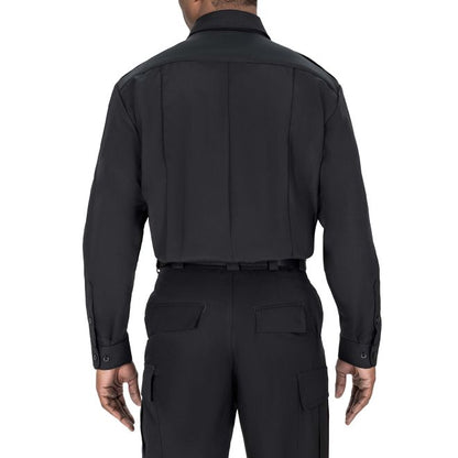 Blauer Long Sleeve Wool Shirt - Black