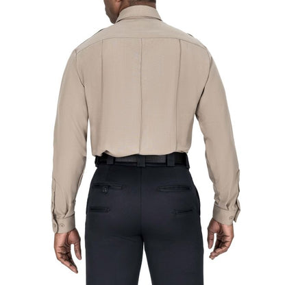 Blauer Long Sleeve Wool Shirt - Silver Tan