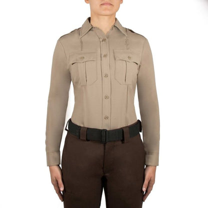 Blauer Women's Long Sleeve Wool Shirt