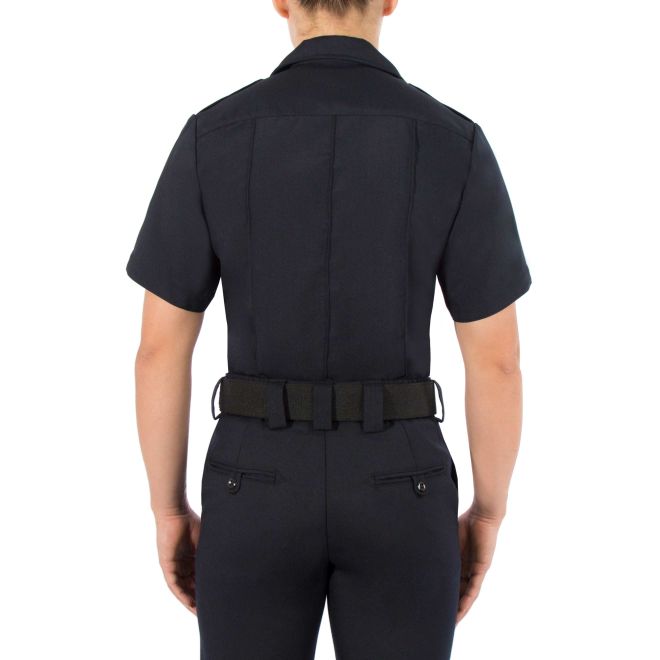 Blauer Women's Short Sleeve Wool Shirt