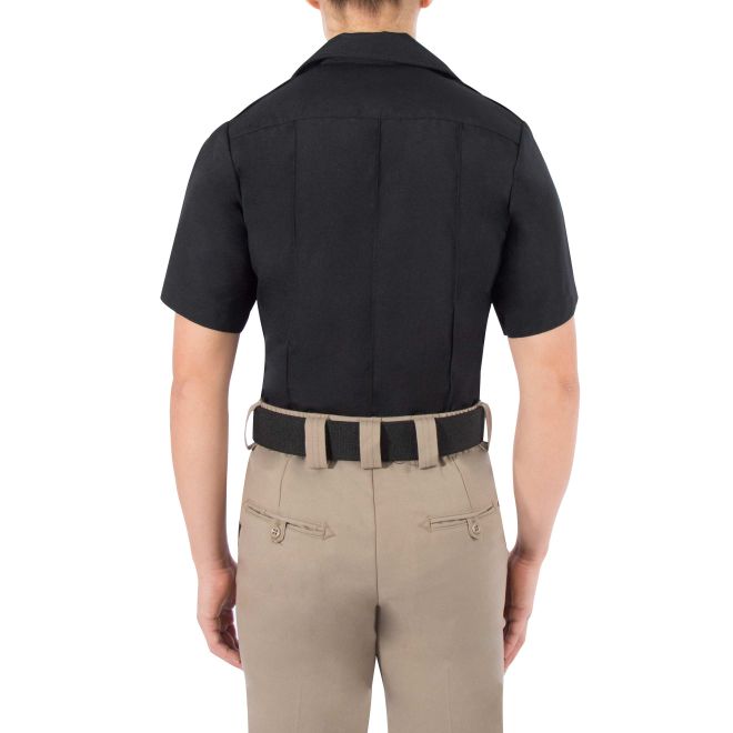 Blauer Women's Short Sleeve Wool Shirt