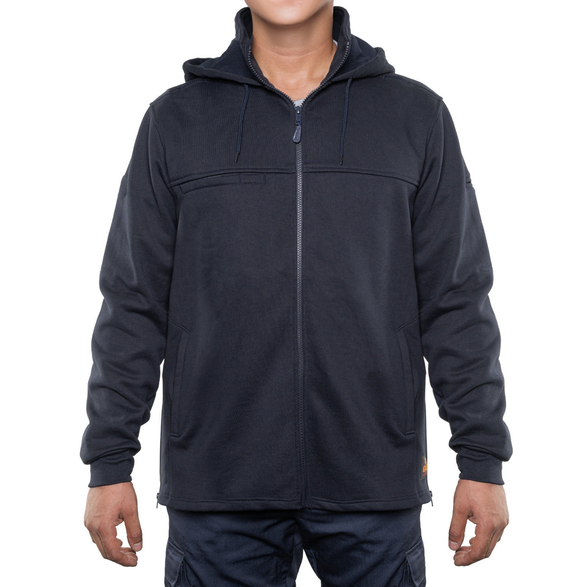 Game Sportswear The Next-Gen Station Full-Zip Hooded Job Shirt