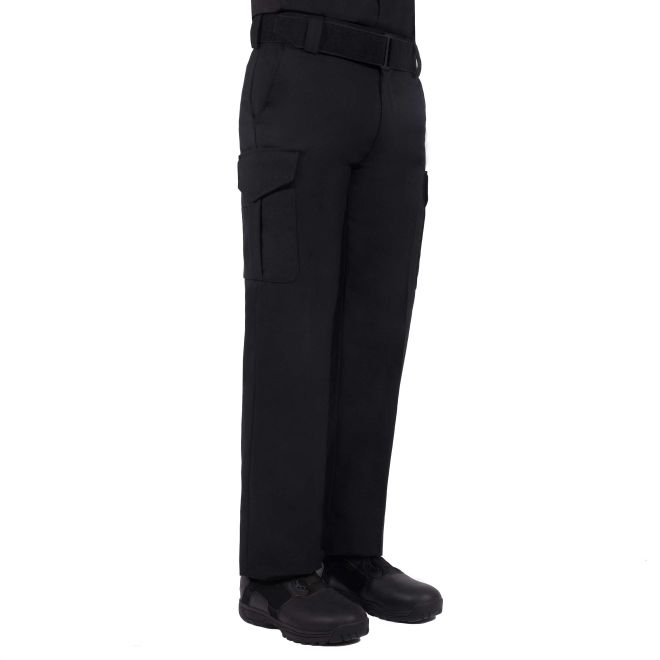Blauer Side-Pocket Wool Pants, Black
