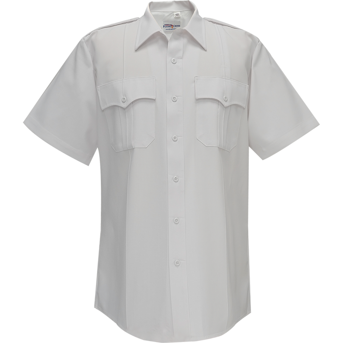 Flying Cross Command 100% Polyester Men's Short Sleeve Shirt W/Zipper