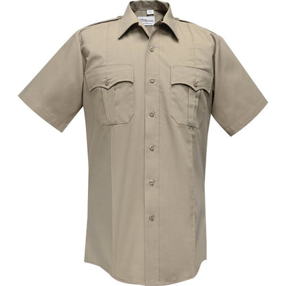 Flying Cross Men's Polyester Cotton Short Sleeve Shirt