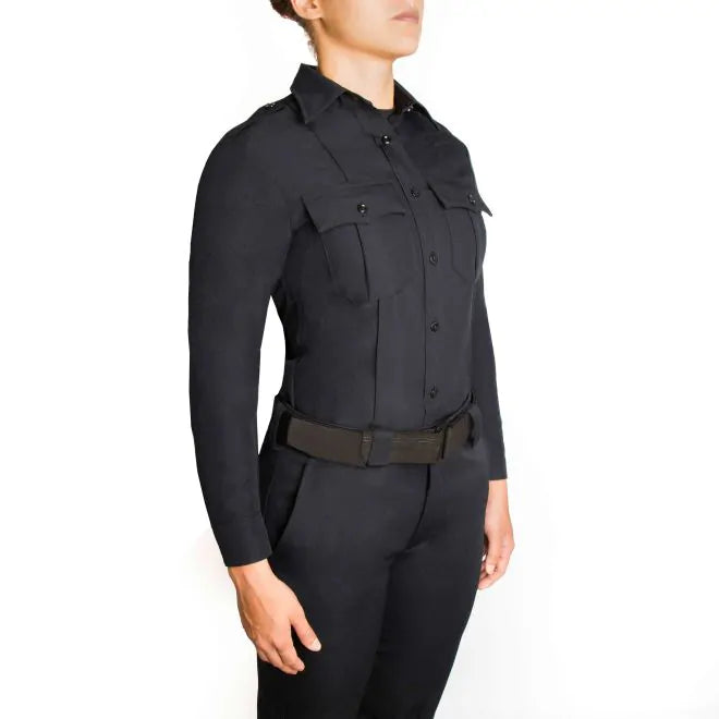 Blauer Women'S Long Sleeve Zippered Polyester Shirt