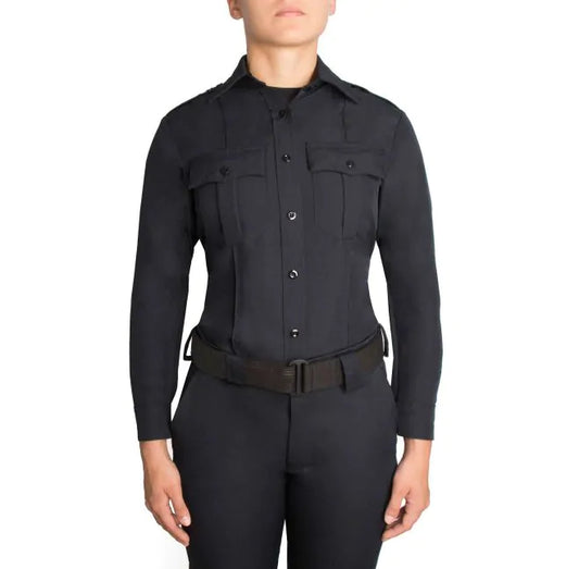 Blauer Women'S Long Sleeve Zippered Polyester Shirt