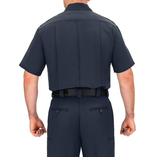 Blauer Short Sleeve Zippered Polyester Shirt