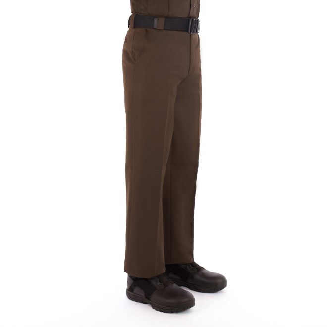 Blauer 4-Pocket Polyester Pants, Brown (Size 34-40)