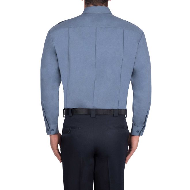 Blauer Long Sleeve Polyester Supershirt - French Blue Heather