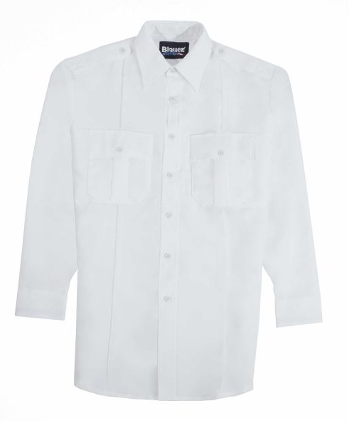 Blauer Long Sleeve Polyester Supershirt - White